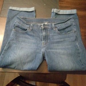 Capri Length Boyfriend Jeans